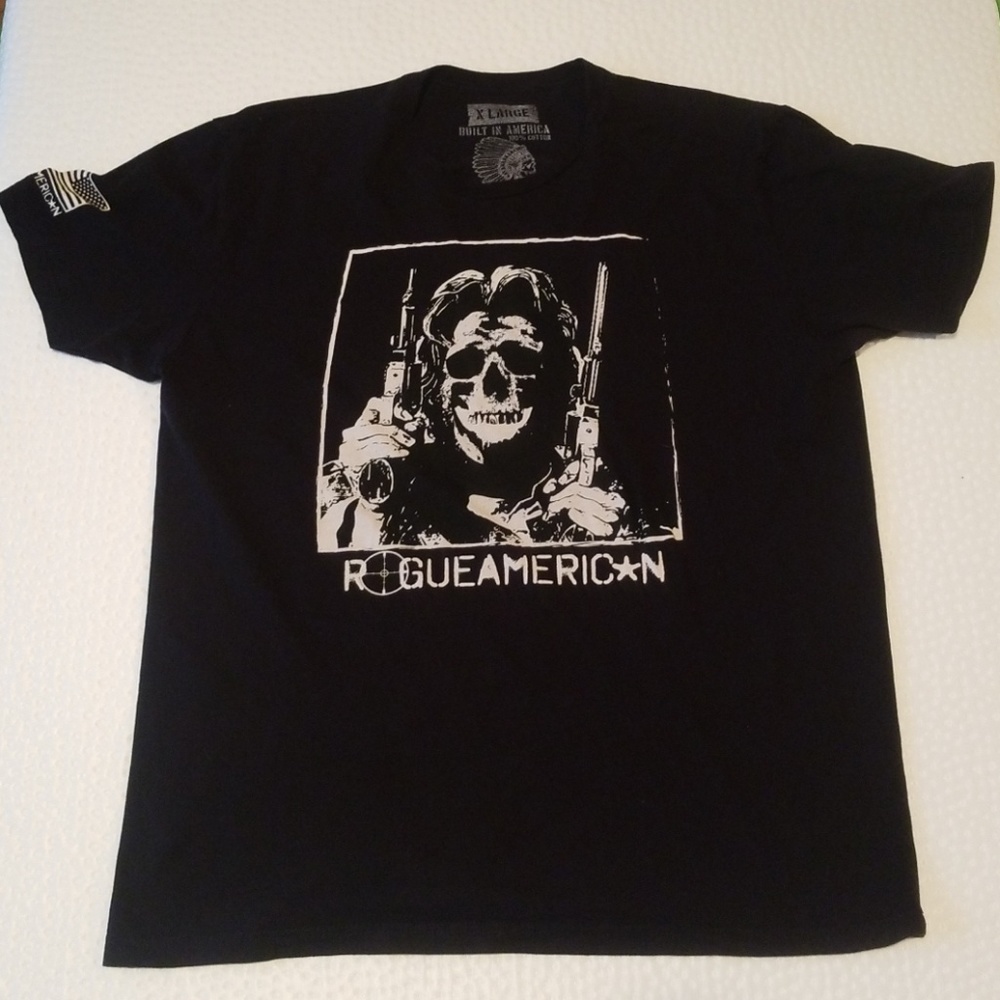 Rogue American black tee shirt